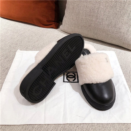 High Quality Luxury Chanel Wool Slippers product detail