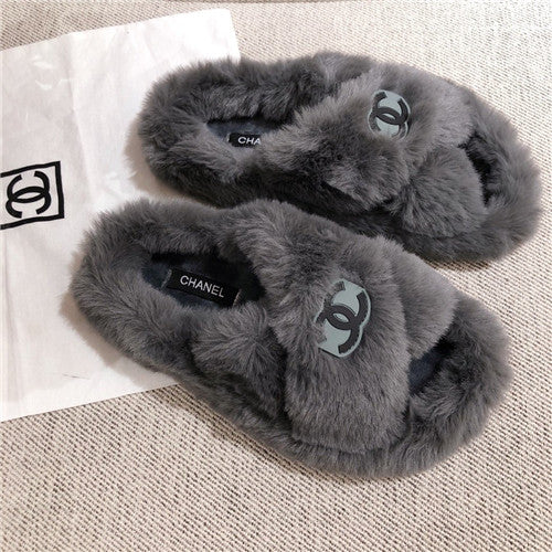High Quality Luxury Chanel Wool Slippers – Style 66726 alternate view