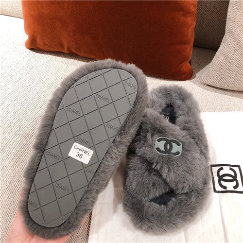 High Quality Luxury Chanel Wool Slippers – Style 66726 product detail
