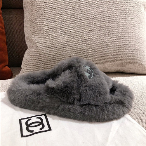 High Quality Luxury Chanel Wool Slippers – Style 66726 product detail