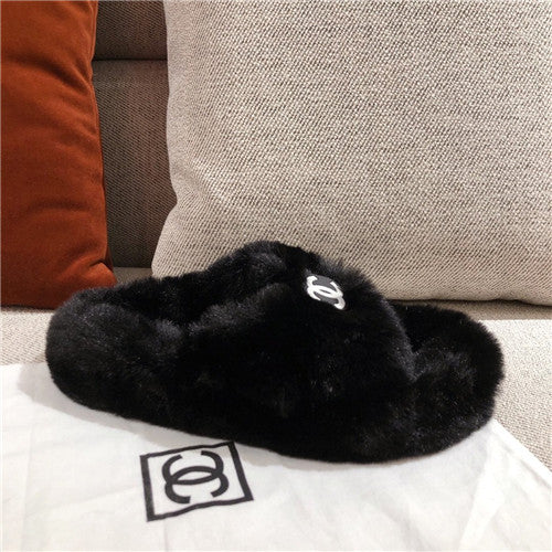 High Quality Luxury Chanel Wool Slippers – Style 01190 product detail