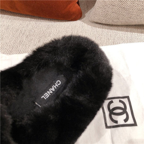 High Quality Luxury Chanel Wool Slippers – Style 01190 product detail