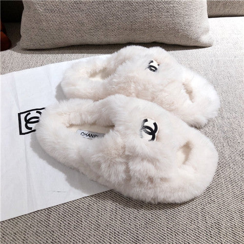 High Quality Luxury Chanel Wool Slippers – Style 33958 alternate view