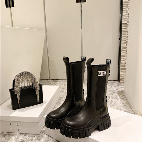High Quality Luxury Fendi Ankle Boots Womens – Style 72915 product detail