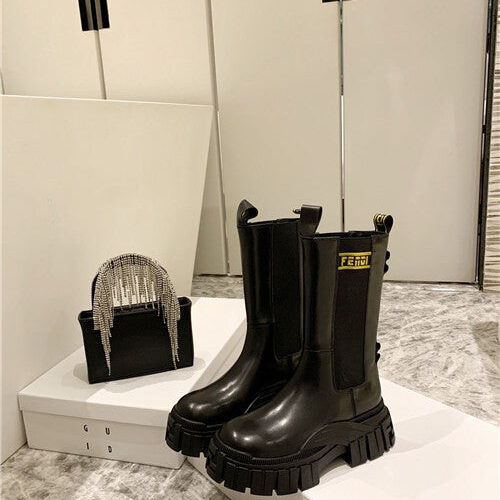 High Quality Luxury Fendi Ankle Boots Womens – Style 69523 alternate view
