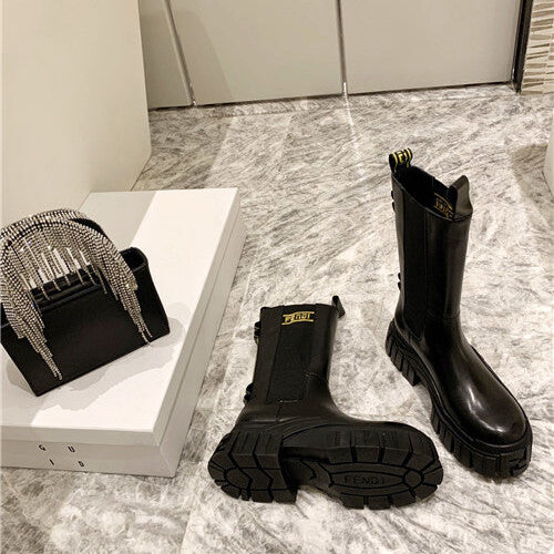 High Quality Luxury Fendi Ankle Boots Womens – Style 69523 product detail