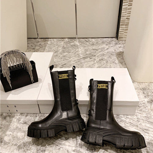 High Quality Luxury Fendi Ankle Boots Womens – Style 69523 product detail