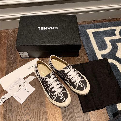 High Quality Luxury Chanel Graffiti Sneakers