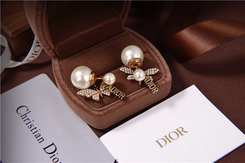 High Quality Luxury Dior Bee Earrings