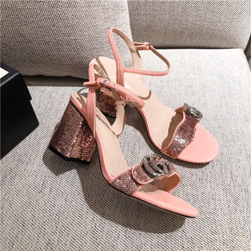 High Quality Luxury Gucci Block Heel Sandals – Style 02035 alternate view