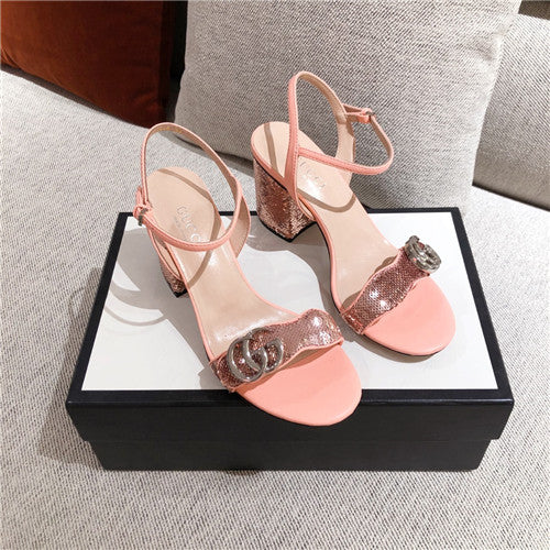 High Quality Luxury Gucci Block Heel Sandals – Style 02035