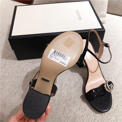 High Quality Luxury Gucci Block Heel Sandals product detail
