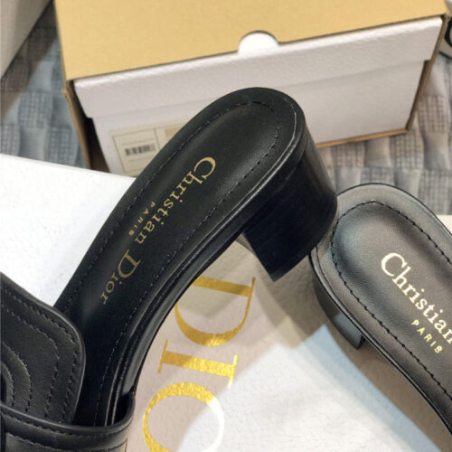 High Quality Luxury Dior Cd Letter Metal Logo Flat Hollow Sandals – Style 08710 product detail