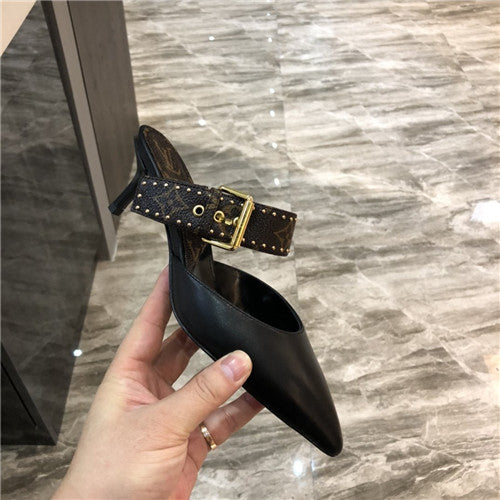 High Quality Luxury Louis Vuitton High Heel Slippers Sandals – Style 03171 product detail