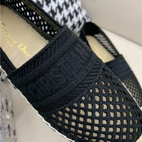 High Quality Luxury Dior Jacquard Embroidered Cutout Shoes – Style 73318 product detail