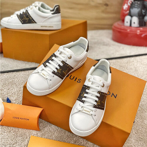 High Quality Luxury Louis Vuitton Frontrow Sneaker White alternate view