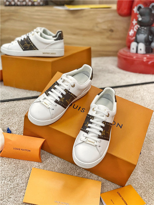 High Quality Luxury Louis Vuitton Frontrow Sneaker White product detail