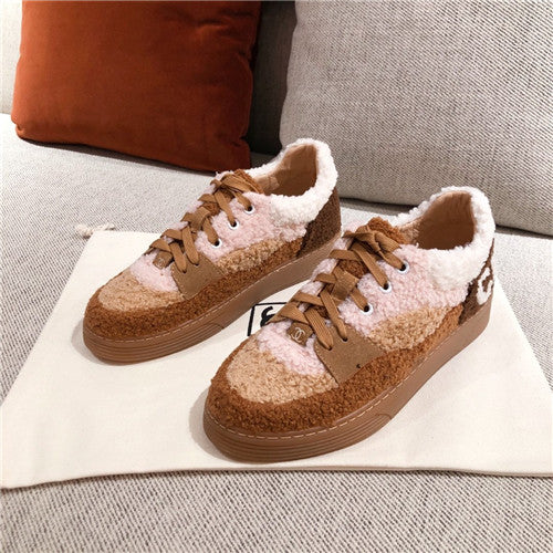 High Quality Luxury Chanel Wool Sneakers