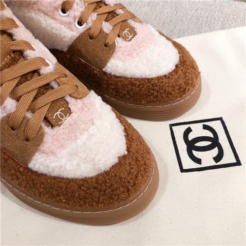 High Quality Luxury Chanel Wool High Top Sneakers product detail