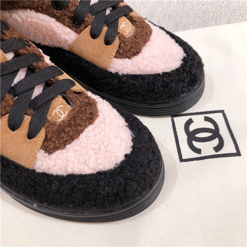 High Quality Luxury Chanel Wool High Top Sneakers – Style 73510 product detail