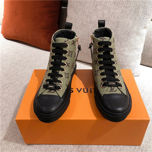 High Quality Luxury Louis Vuitton High Top Sneaker Womens alternate view