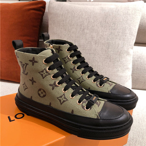 High Quality Luxury Louis Vuitton High Top Sneaker Womens