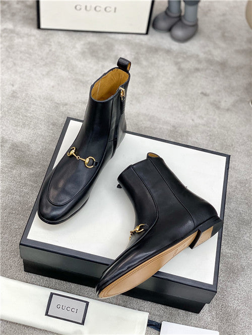 High Quality Luxury Gucci Horsebit Ankle Boots – Style 40403 product detail