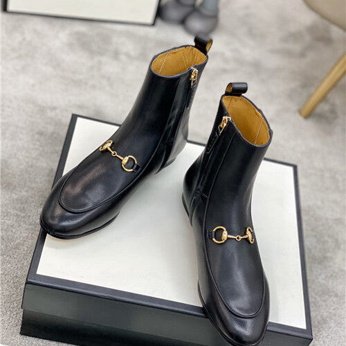High Quality Luxury Gucci Horsebit Ankle Boots – Style 40403 product detail