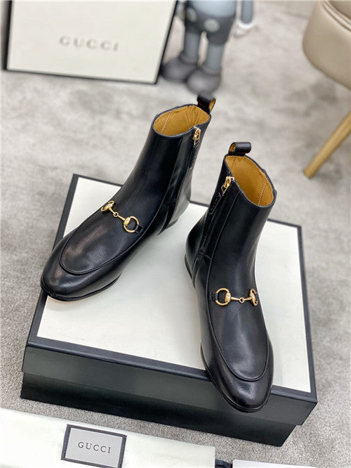 High Quality Luxury Gucci Horsebit Ankle Boots – Style 40403 product detail