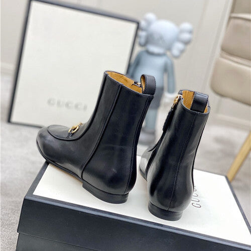 High Quality Luxury Gucci Horsebit Ankle Boots – Style 40403 product detail