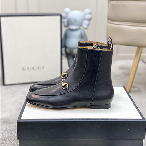 High Quality Luxury Gucci Horsebit Ankle Boots – Style 40403 alternate view