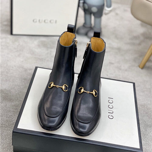 High Quality Luxury Gucci Horsebit Ankle Boots – Style 40403 product detail