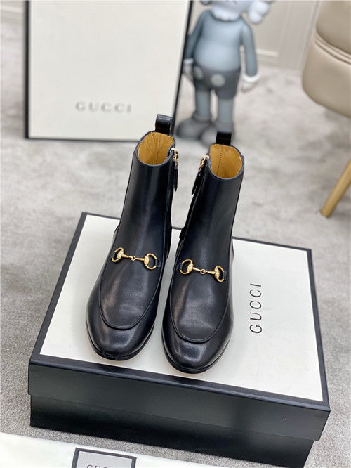 High Quality Luxury Gucci Horsebit Ankle Boots – Style 40403 product detail