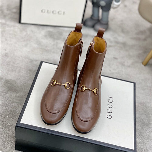 High Quality Luxury Gucci Horsebit Ankle Boots product detail