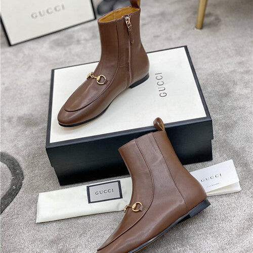 High Quality Luxury Gucci Horsebit Ankle Boots product detail