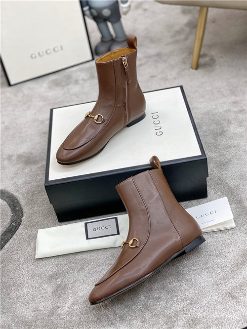High Quality Luxury Gucci Horsebit Ankle Boots product detail