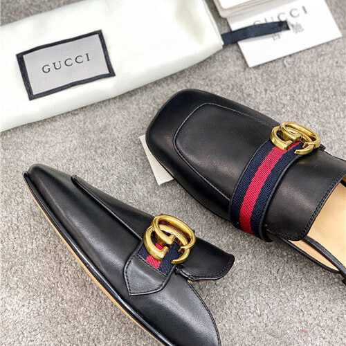 High Quality Luxury Gucci GG Buckle Slippers product detail