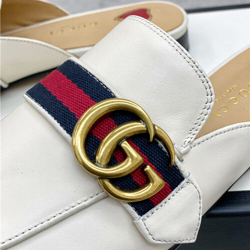 High Quality Luxury Gucci GG Buckle Slippers – Style 94323 product detail