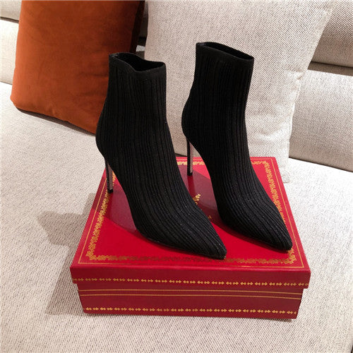 High Quality Luxury Rene Caovilla High Heel Booties