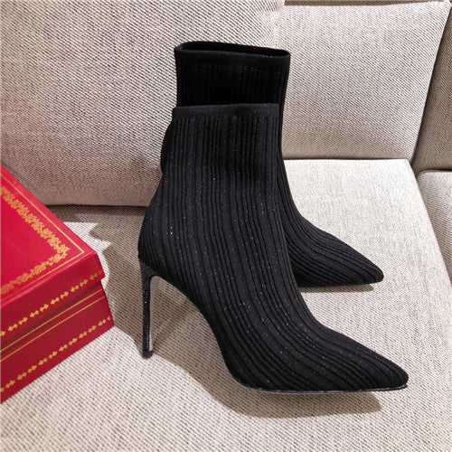 High Quality Luxury Rene Caovilla High Heel Booties alternate view