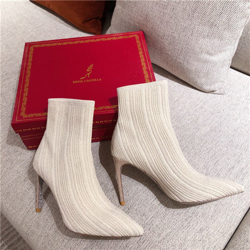 High Quality Luxury Rene Caovilla High Heel Booties – Style 25030 alternate view