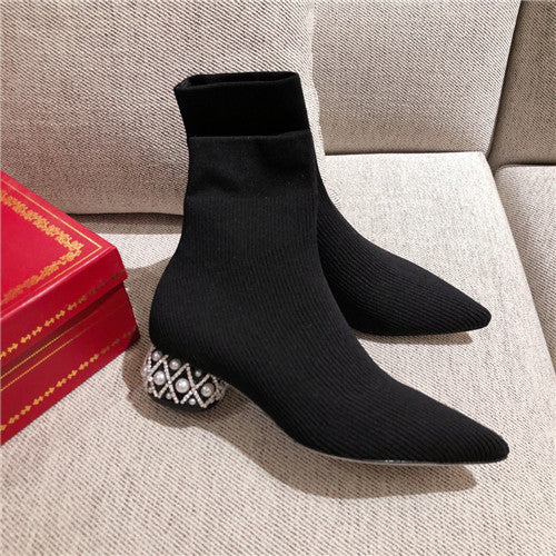 High Quality Luxury Rene Caovilla Ankle Booties alternate view