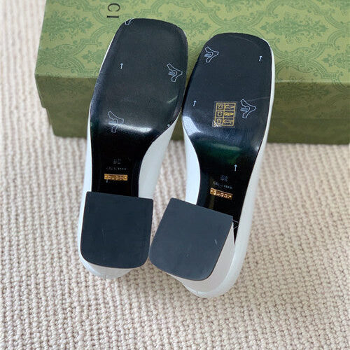 High Quality Luxury Gucci Leather Shoes Womens – Style 87763 product detail