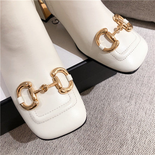High Quality Luxury Gucci Ankle White Boots product detail