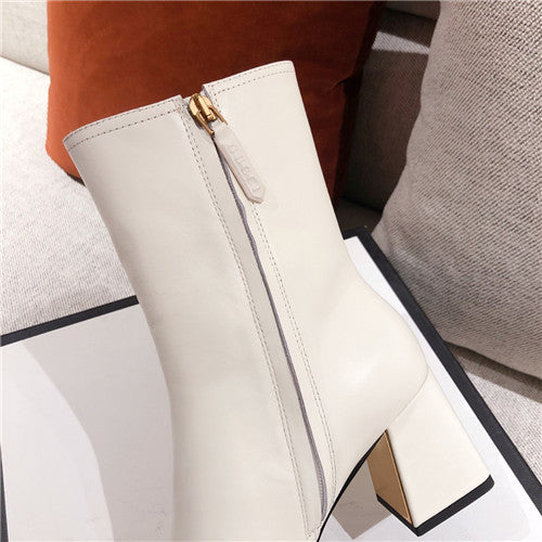 High Quality Luxury Gucci Ankle White Boots product detail