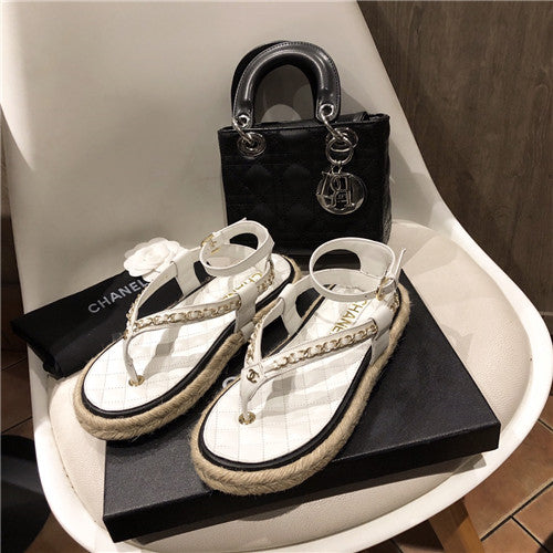 High Quality Luxury Chanel New Holiday Sandals alternate view
