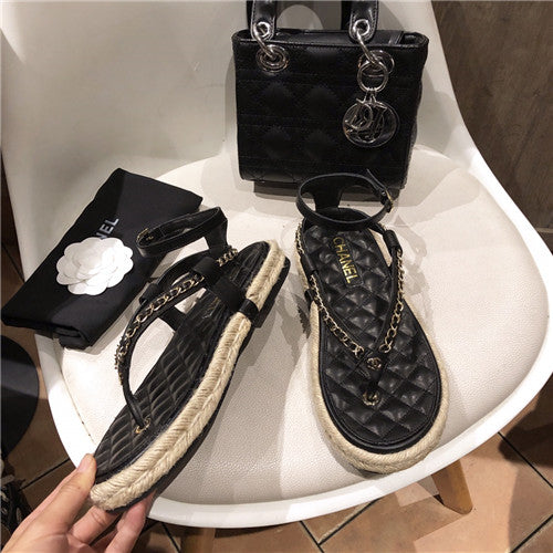 High Quality Luxury Chanel New Holiday Sandals – Style 05702 product detail