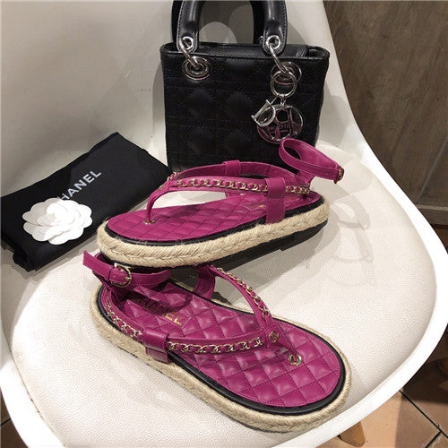 High Quality Luxury Chanel New Holiday Sandals – Style 66150 product detail