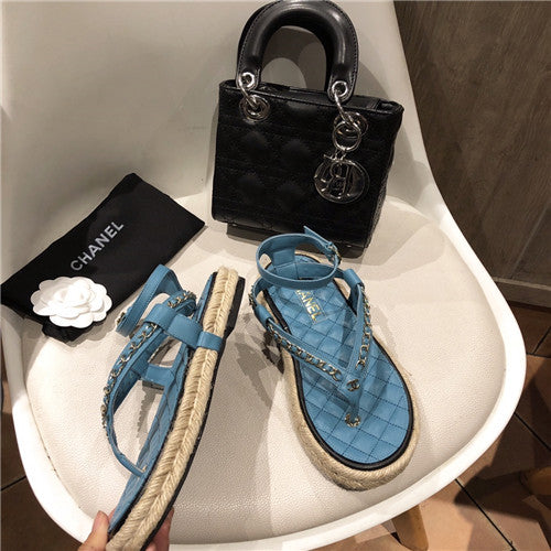 High Quality Luxury Chanel New Holiday Sandals – Style 28294 product detail