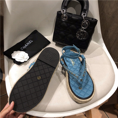 High Quality Luxury Chanel New Holiday Sandals – Style 28294 product detail